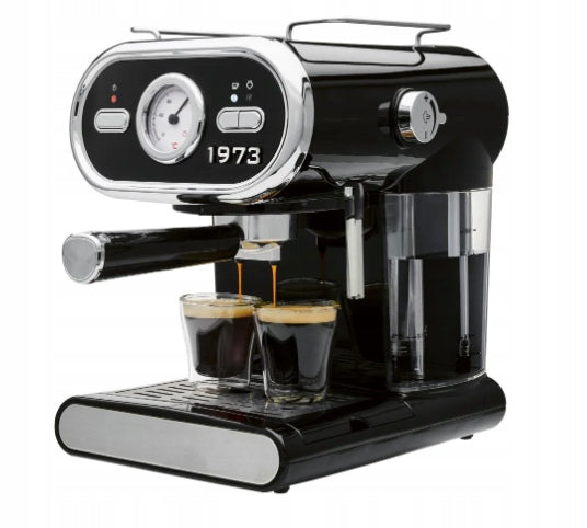 SILVERCREST Coffee maker Retro 1100W 15 bar Black