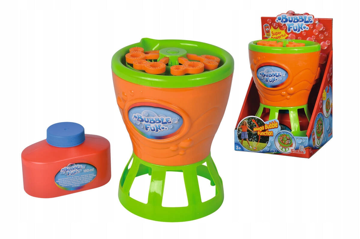 SIMBA SOAP BUBBLES BUBBLE MAKER BARREL FOR MAKING BUBBLES + LIQUID Brand Simba