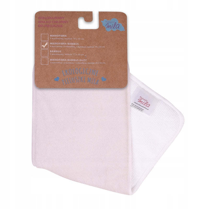 SIMED Absorbent Cartridge Bamboo Microfiber 14x33 cm 4-ply - 1 pc