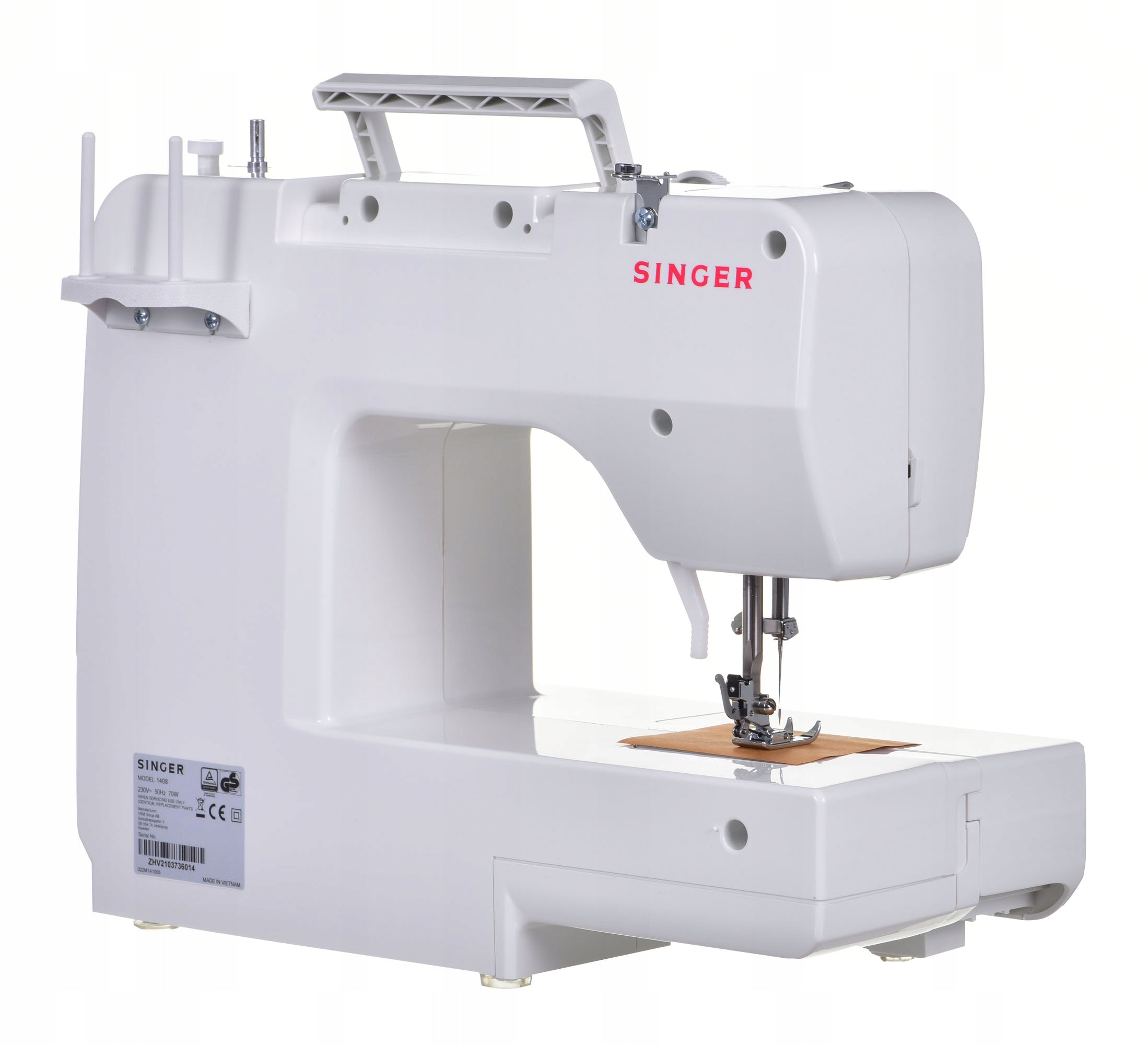 SINGER 1408 sewing machine Dominant color white