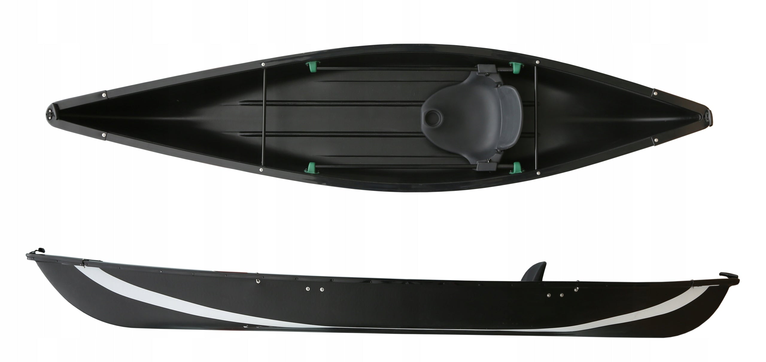SINGLE CANADIAN KANU SINGLE PE SCORPIO CANOE FISHING BOAT
