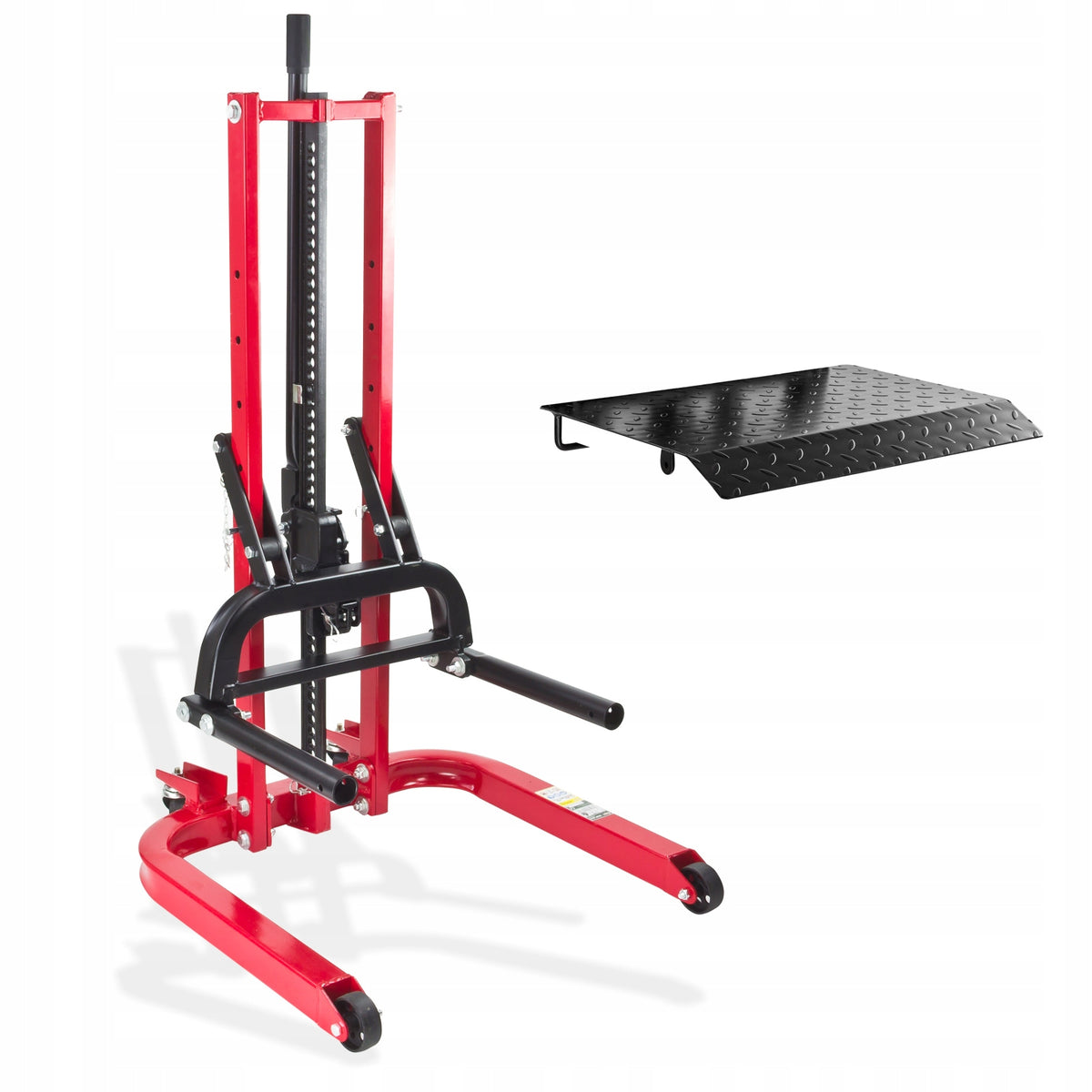 SINGLE COLUMN MOBILE FLASHING LIFT 810KG WORKSHOP MOBILE