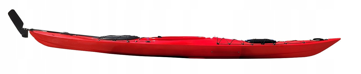 SINGLE EXPEDITION KAYAK TOURING 15 FT+ RUDDER LAKE RIVER ONE Material polyethylene