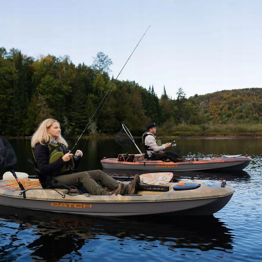 SINGLE FISHING KAYAK SIT ON TOP CATCH 100 CLASSIC PELICAN Material polyethylene