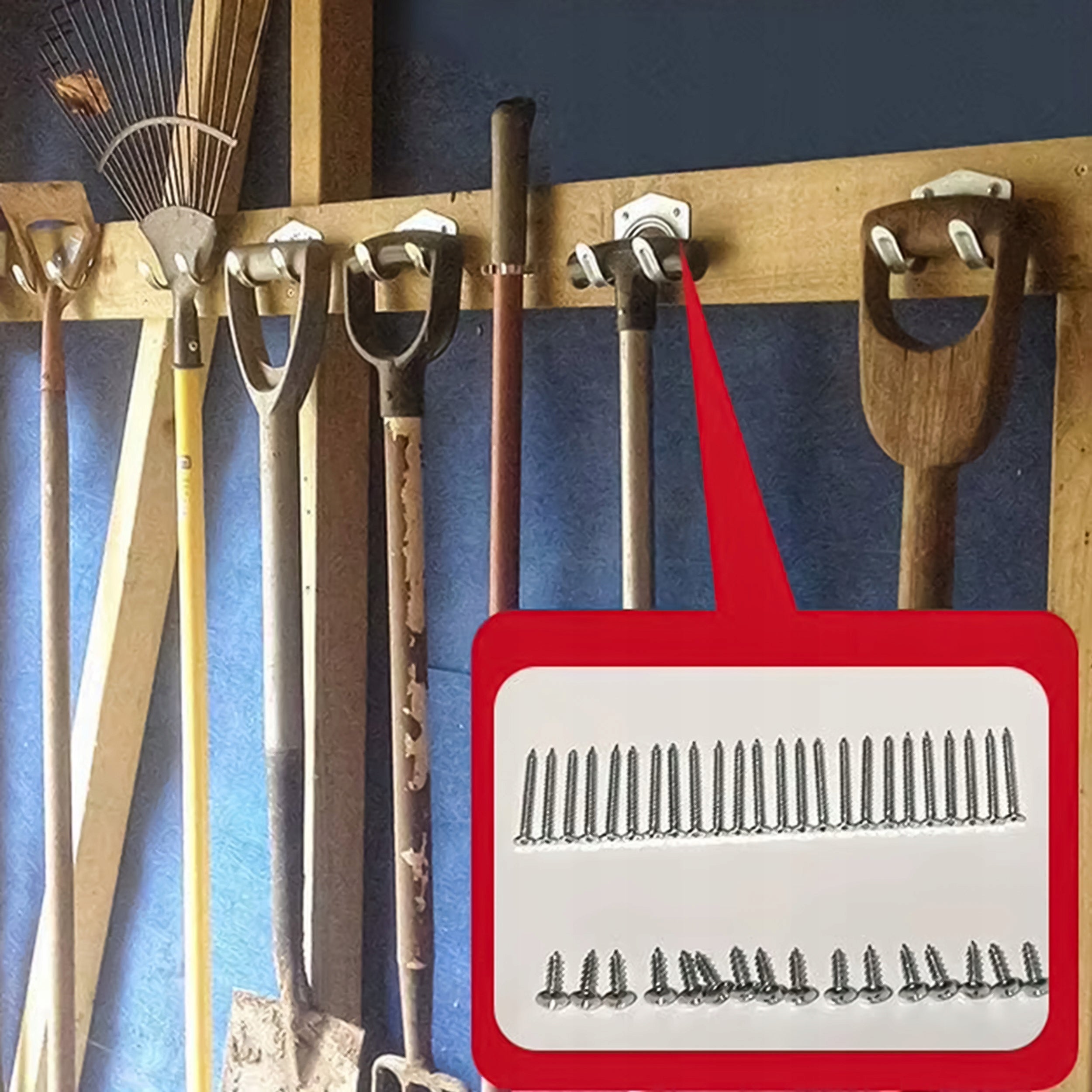 SINGLE HANGERS FOR Garden TOOLS for garage hanger holder 20 PCS Manufacturer code GARAŻOWE OGRODNICZE WARSZTATOWE ŚCIENNE