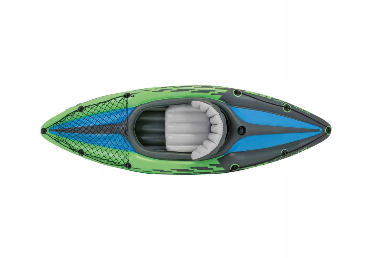 SINGLE INFLATABLE KAYAK Complete Stable Paddle Set Pump Bag Length 274 cm