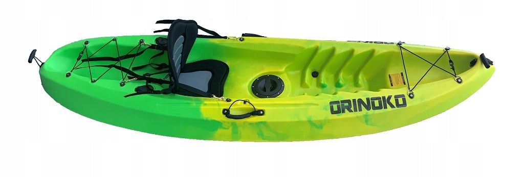 SINGLE KAYAK ORINOCO AND SIT ON TOP STABLE LIGHT WITH PADDLE ONE Manufacturer code ORINOKOGREENYELLOW