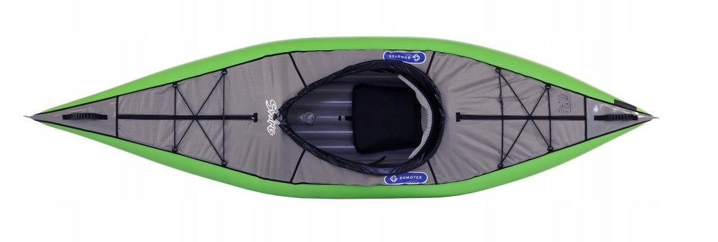 SINGLE KAYAK PUMPED SWING 1 GUMOTEX LIGHT ONE WITH DECK Brand Gumotex