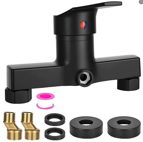 SINGLE LEVER SURFACE MOUNTED BRASS SHOWER FAUCET STEEL Brand no brand