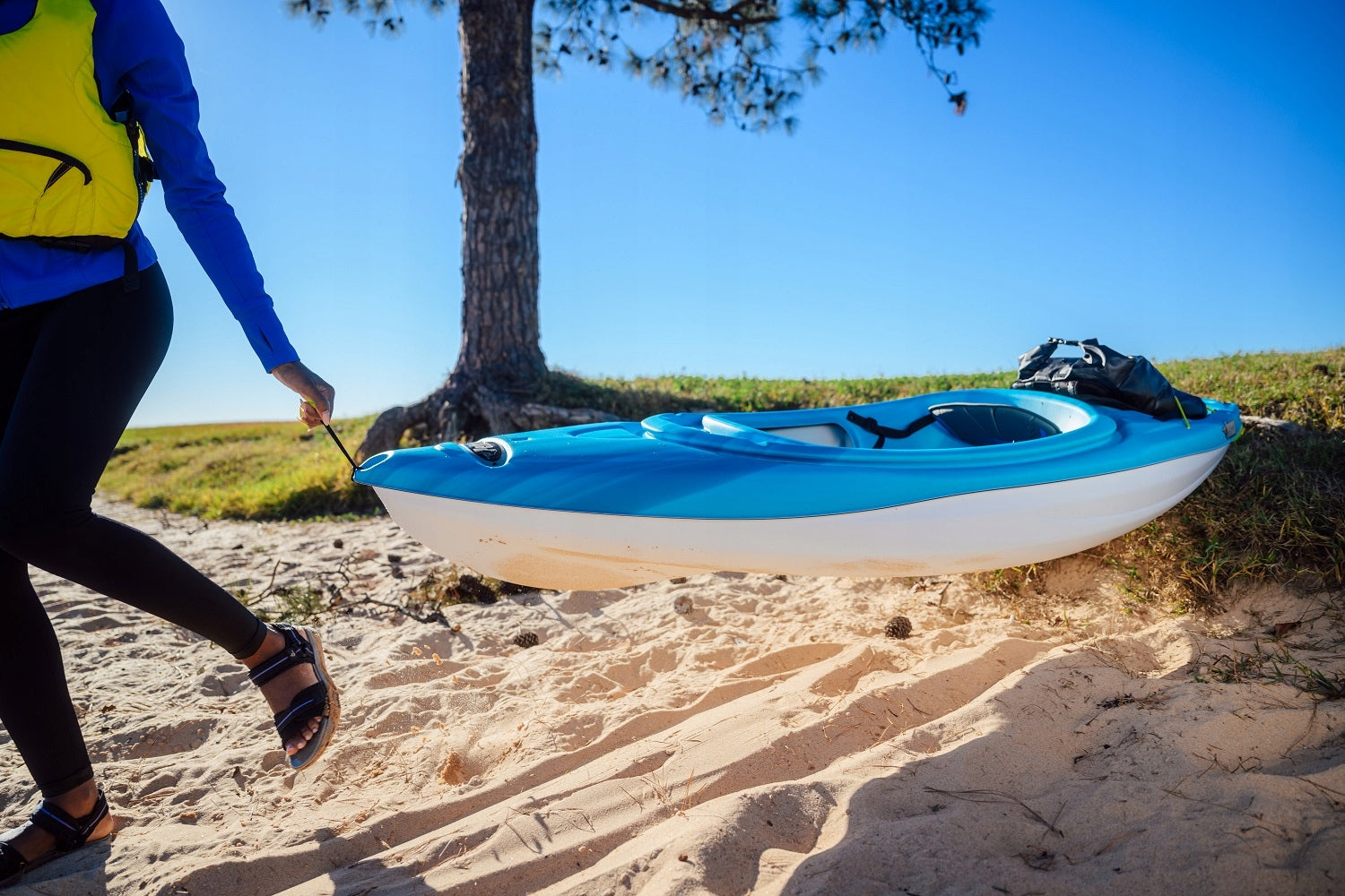 SINGLE PERSON HIKING KAYAK ARGO 80x STABLE COMFORTABLE LIGHTWEIGHT PELICAN Model ARGO 80x