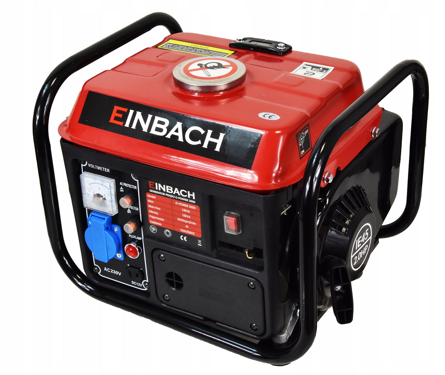 SINGLE PHASE GENERATOR MINI 2KM 12V 230V 720W G-POWER