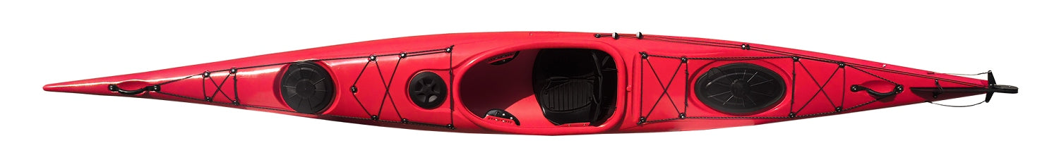 SINGLE SEA KAYAK ONE SEARIDER 16+STER SCORPIO Model SEARIDER 16 + STER RED
