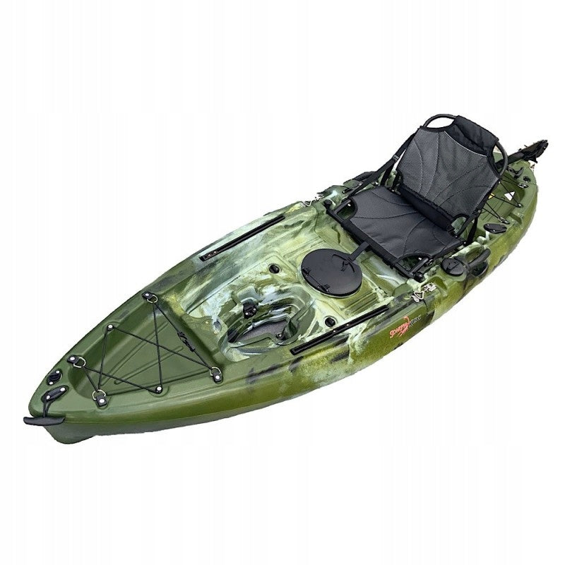 SINGLE SEATER FISHING KAYAK MODULAR FOLDING WITH FOOT DRIVE SCORPIO Manufacturer code PEDALFLAPMODULARCAMO