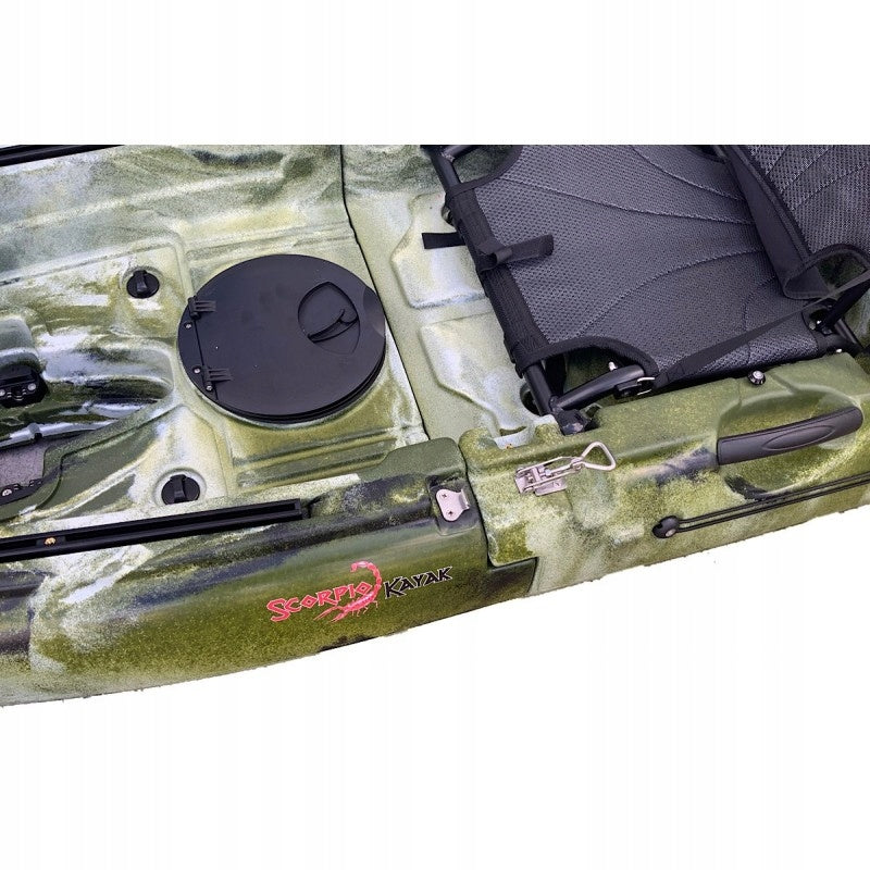 SINGLE SEATER FISHING KAYAK MODULAR FOLDING WITH FOOT DRIVE SCORPIO Number of seats 1