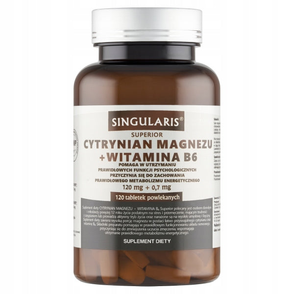 SINGULARIS Magnesium citrate+B6 120 pieces