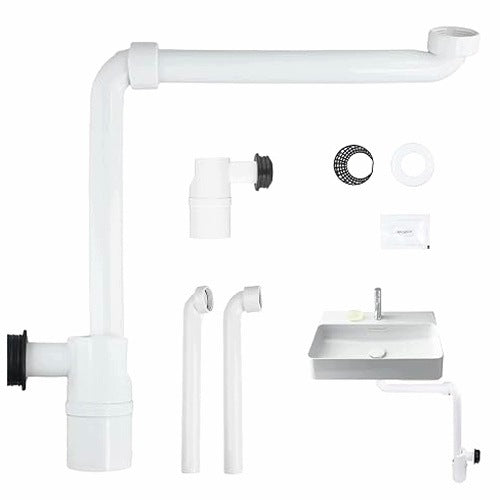SINK SIPHON 1 1/4 INCH ADJUSTABLE 360 DEGREE SPACE SAVING ZESTA