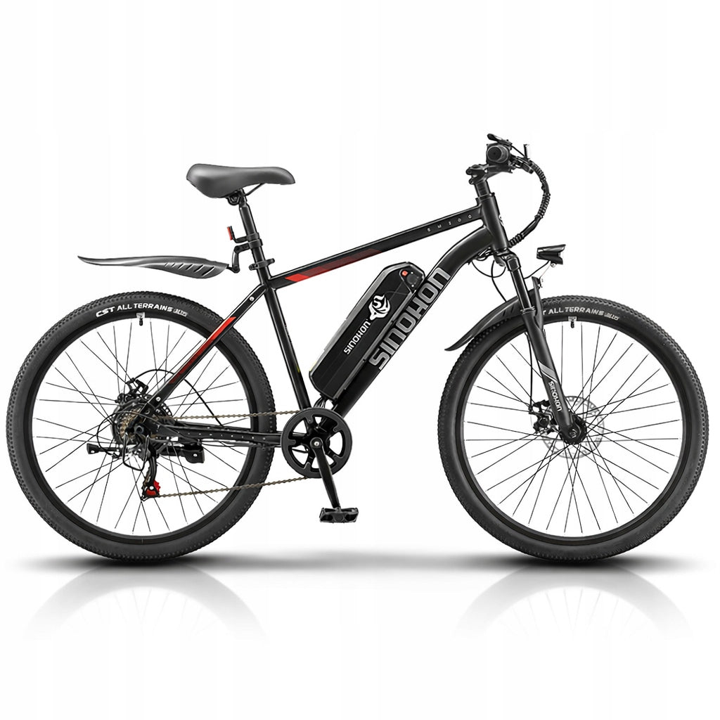 SINOHON EM200 Standard Peak 750W 36V10.4Ah 40km/h 26*1.95'' Shimano 7speed Foldability partially assembled, calibrated