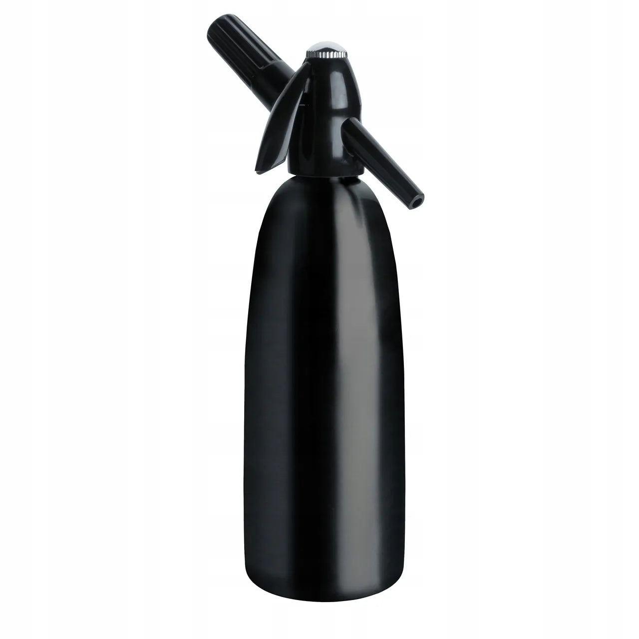 SIPHON SATURATOR FOR CARBONATED SODA WATER STEEL CO2 1L BLACK Brand Art