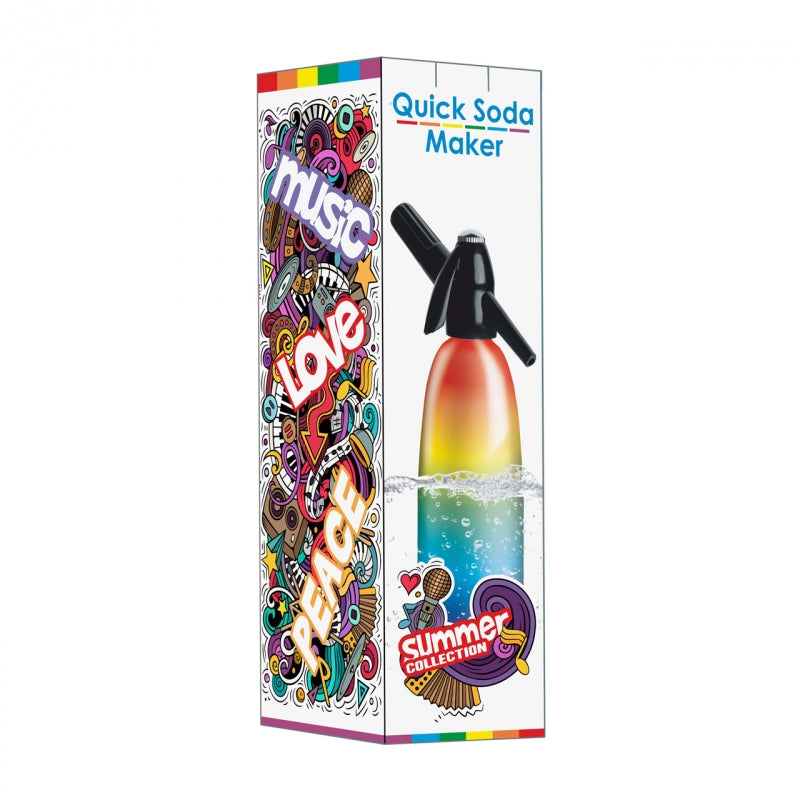 SIPHON SATURATOR FOR SPARKLING WATER + 30 CARTRIDGES Brand Art