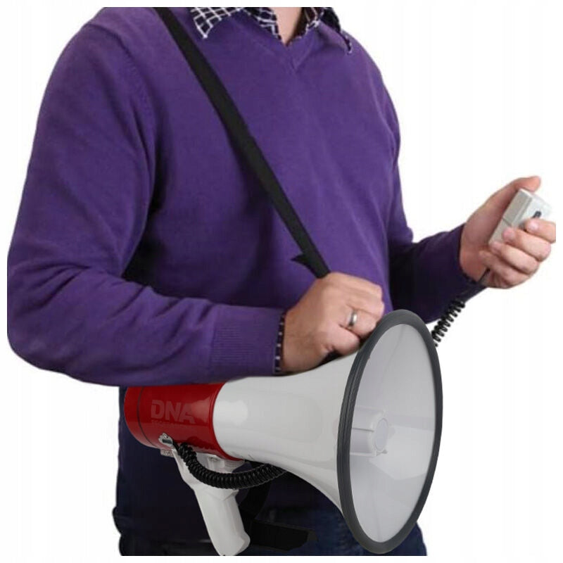SIREN MEGAPHONE BARKER VOICE AMPLIFIER BLUETOOTH 50W USB AUX MICRO SD Packaging status original