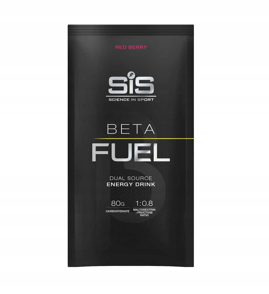 SIS Beta Fuel 80 Sachet Energy Sachets Red Berry 82g (Cranberry)
