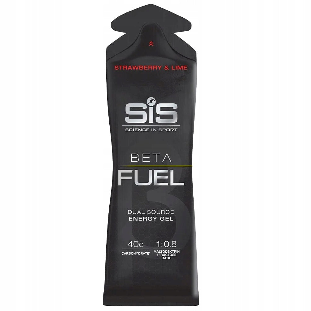 SIS ENERGY GEL 20x60ml BETA FUEL ENERGY | Strawberry Lime Strawberry Brand SiS
