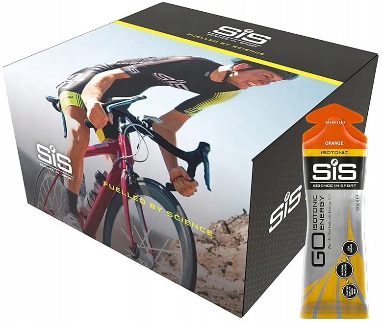 SIS ENERGY GEL 60ml GO ISOTONIC GEL Orange Expiration date at least six months from the date of purchase