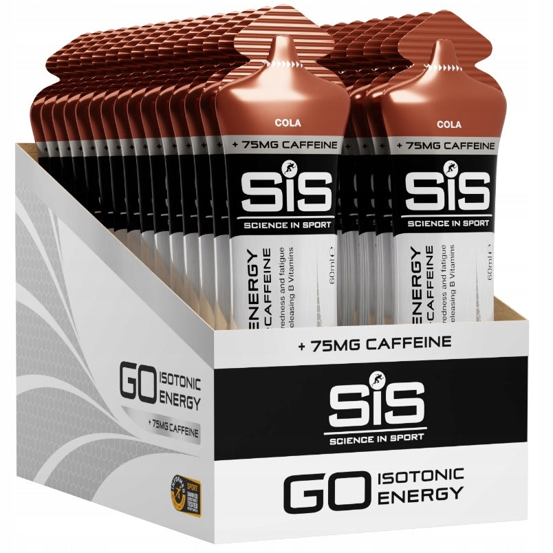 SIS ENERGY GEL ENERGY+CAFFEINE 10x60ml Cola Expiration date at least 3 months from the date of purchase