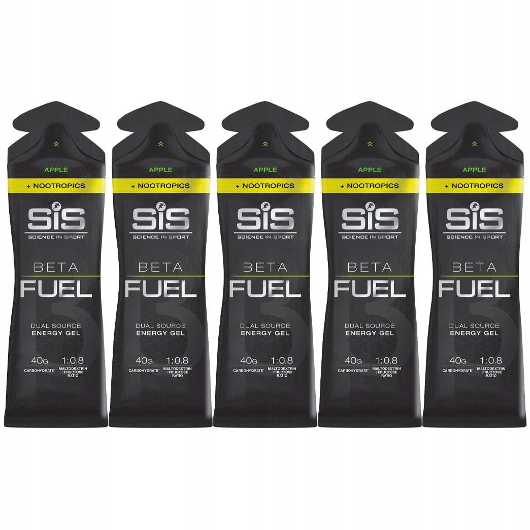 SIS ENERGY GEL NOOTROPICS ENERGY GEL 20x60ml + Caffeine Taurine Apple Brand Science in Sport