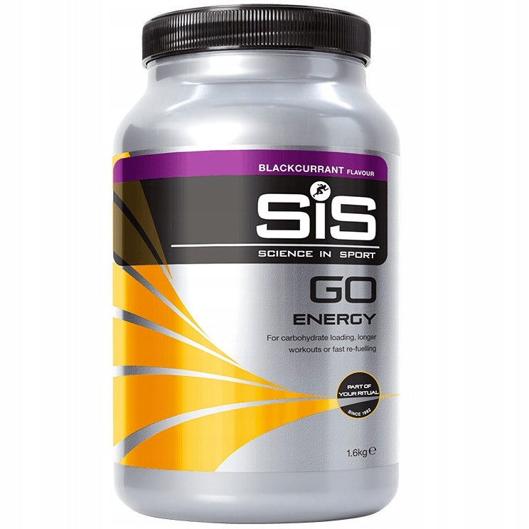 SIS GO ENERGY ISOTONIC CARBOHYDRATE DRINK 1,6kg 1600g | Blackcurrant