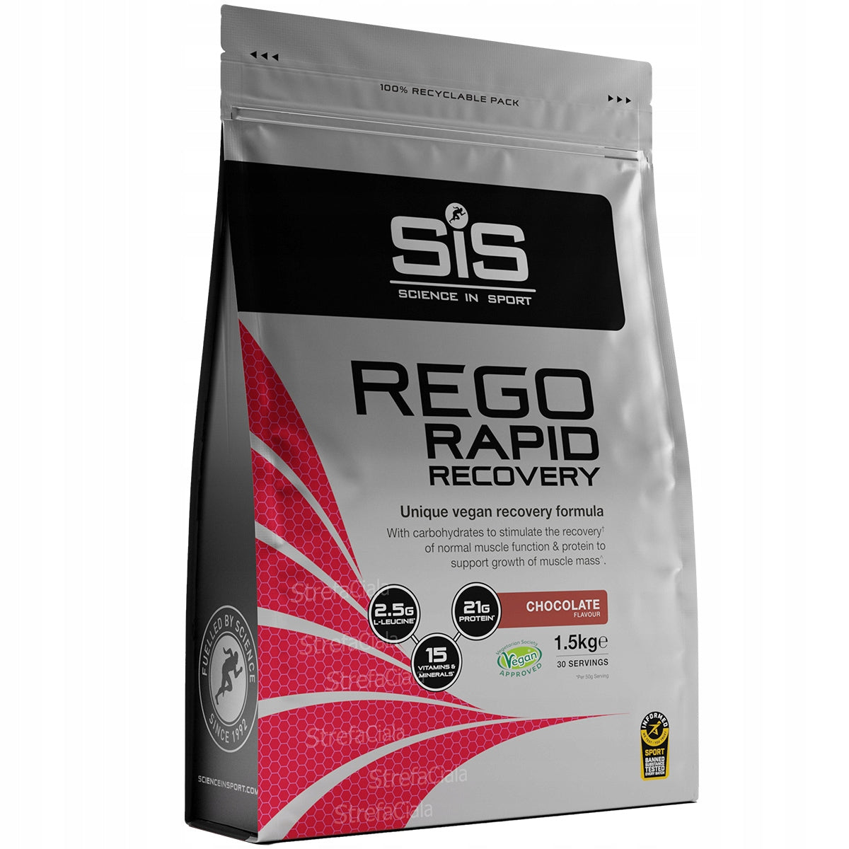SIS Rego Rapid Recovery 1500g POST-WORKOUT RECOVERY| Chocolate Expiration date at least six months from the date of purchase