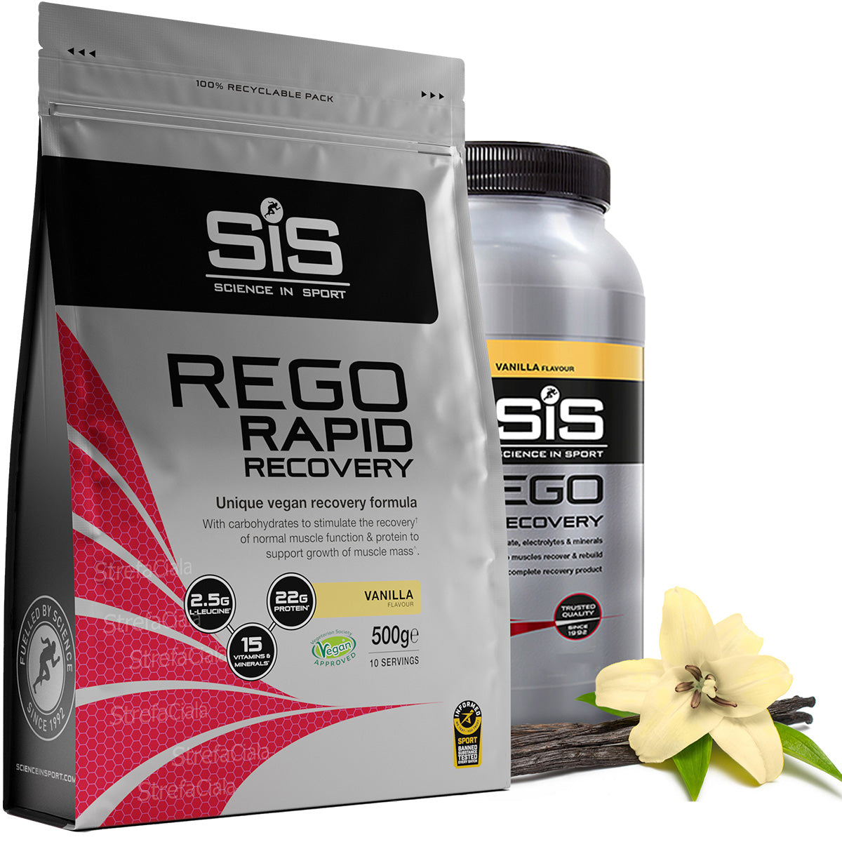 SIS Rego Rapid Recovery 500g REGENERATIVE COCKTAIL AFTER TRAINING | Vanilla