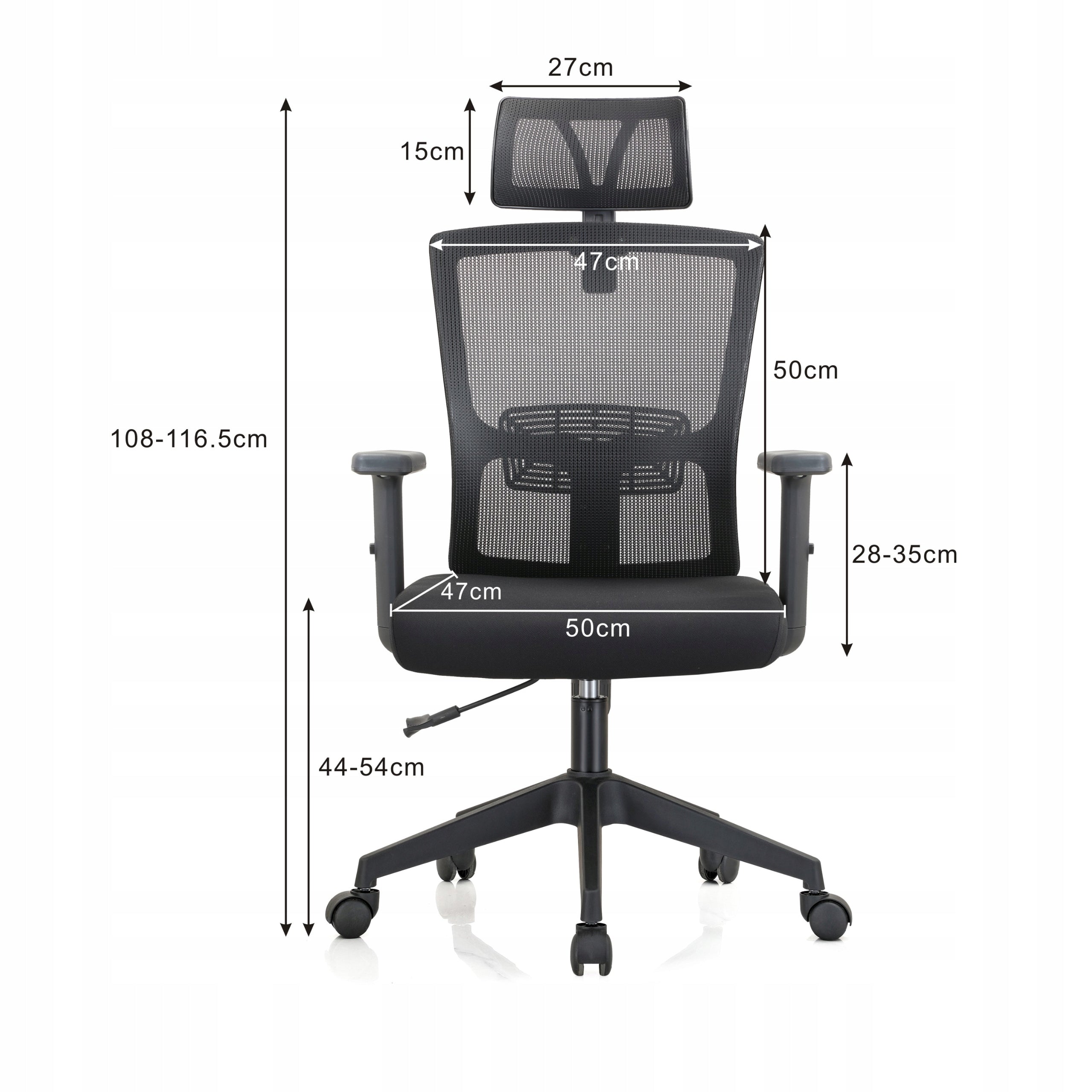 SITWELL chair ergonomic office swivel adjustable tilt black K26 Manufacturer code K26-SIT-CZA