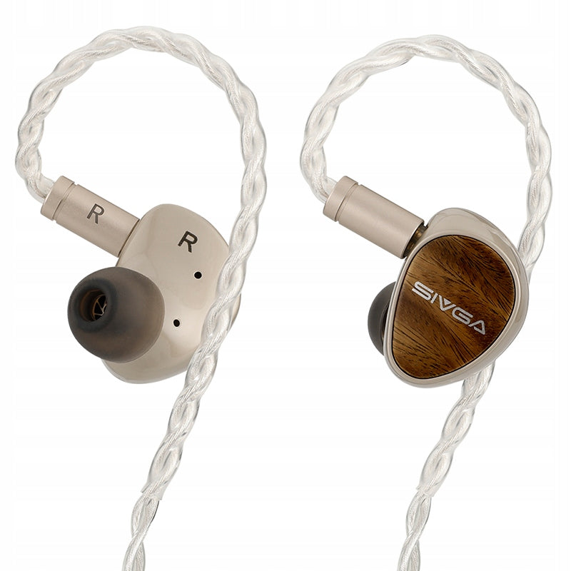 SIVGA QUE UTG - Glass diaphragm transducer - OFC cable - 3.5 & 4.4mm Brand Sivga