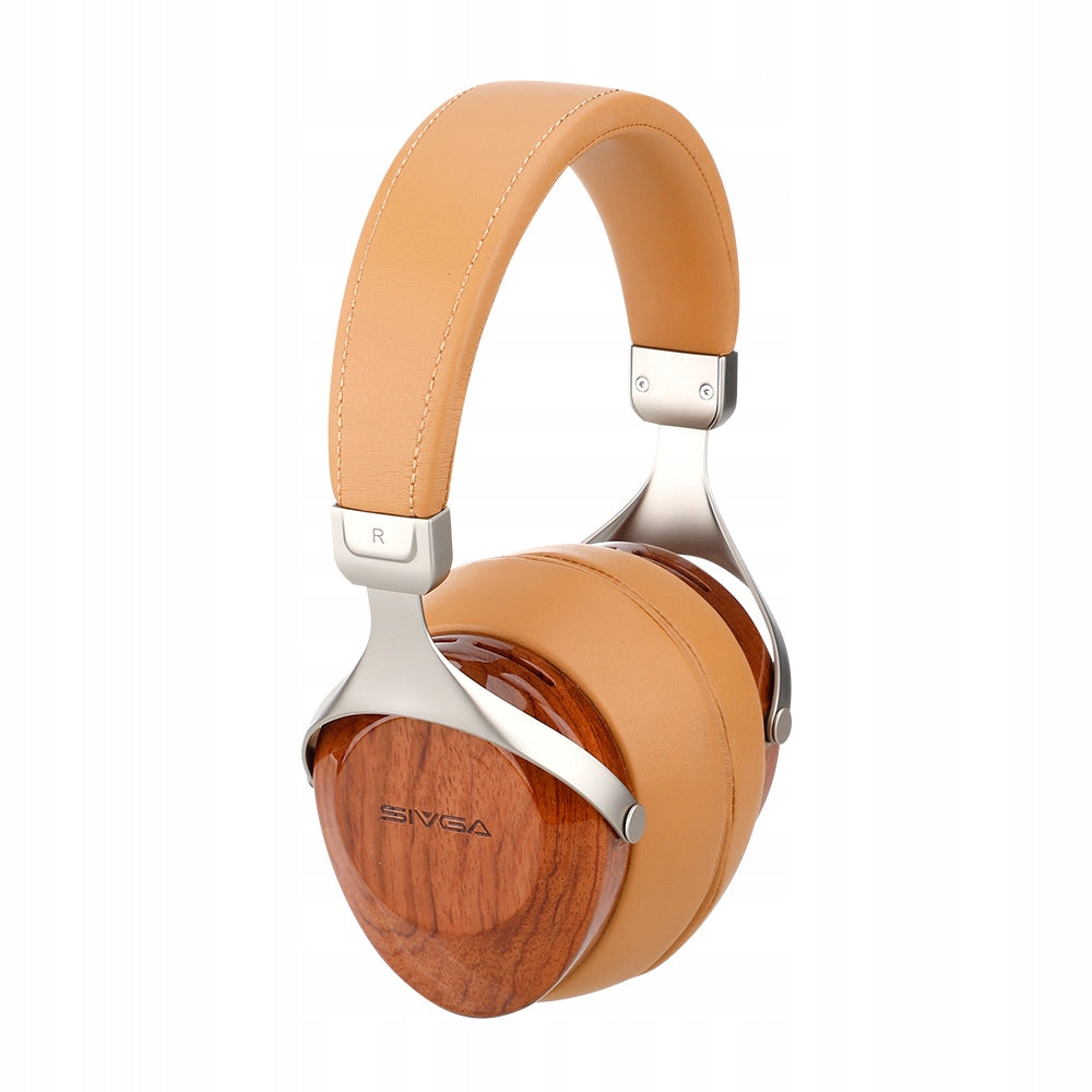 SIVGA Robin SV021 Headphones Closed 50mm Driver - Colour Light Brown