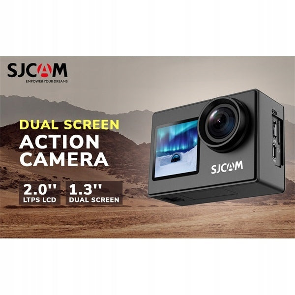 SJCAM Aciton SJ4000 Dual Screen 4K fekete sportkamera Model SJ4000 Dual Screen