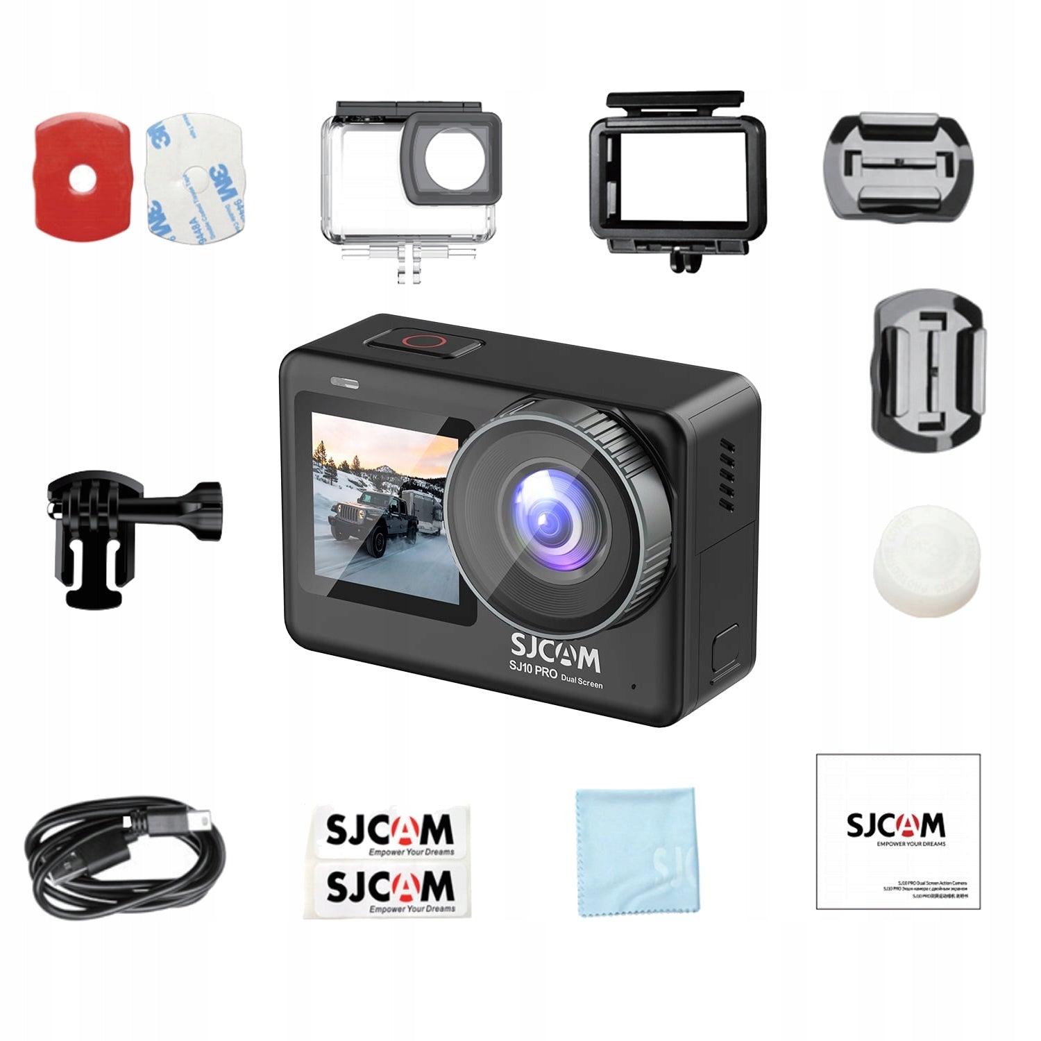 SJCam SJ10 PRO DUAL SCREEN 4K UHD Sports Camera