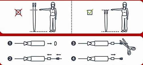SKAKANKA STANDARDOWA REGULACJA DŁUGOŚĆ MAX 300CM SZARA FIRMA AMAZON BASICS Packaging status original