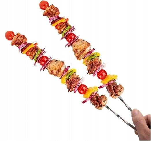 SKEWERS SHAMPOOS FOR GRILL MEAT SKEWERS 6PCS 50cm STAINLESS Manufacturer code XJ4541