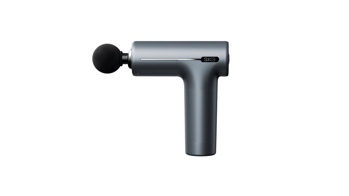 SKG F1-PRO Massage Gun Muscle Massager, Quiet, Lightweight, 4 Heads