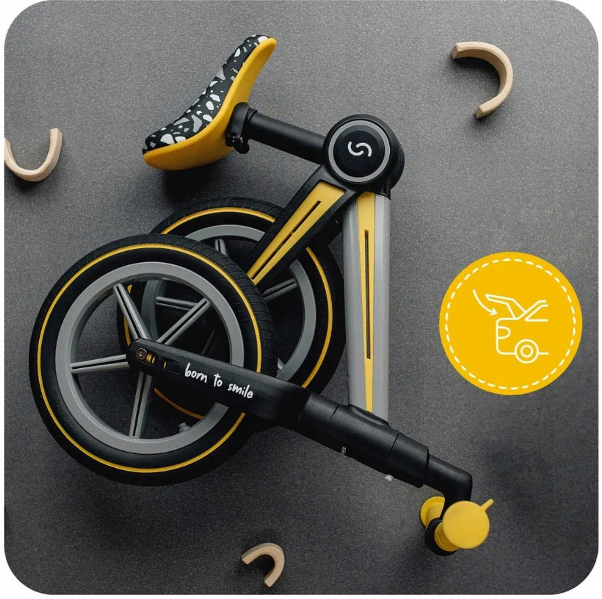 SKIDDOU Folding Balance Bike Ronny Yellow Kid's age 2+ years