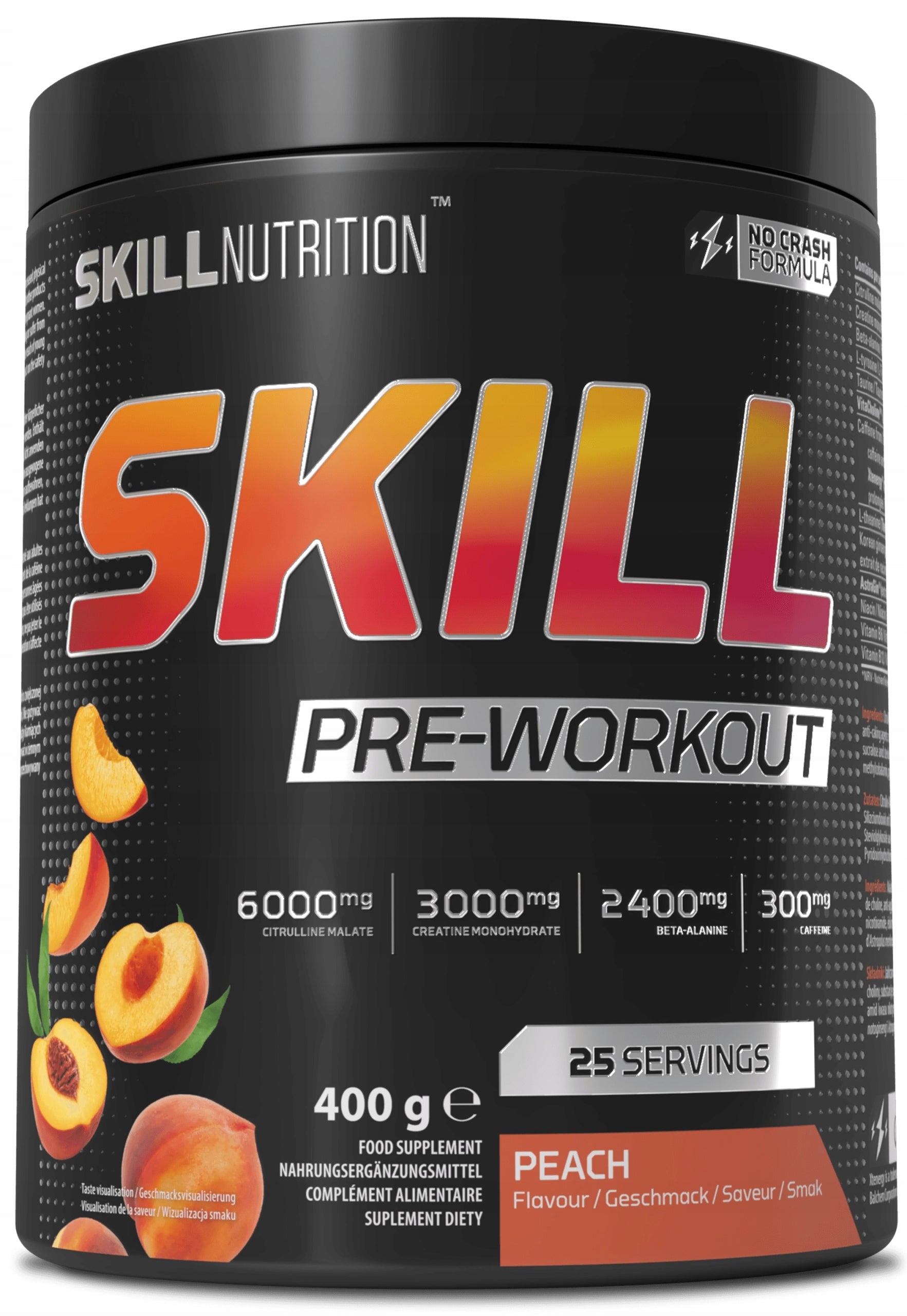 SKILL NUTRITION SKILL PRE-WORKOUT 400g PRE-WORKOUT FOCUS PUMP POWER