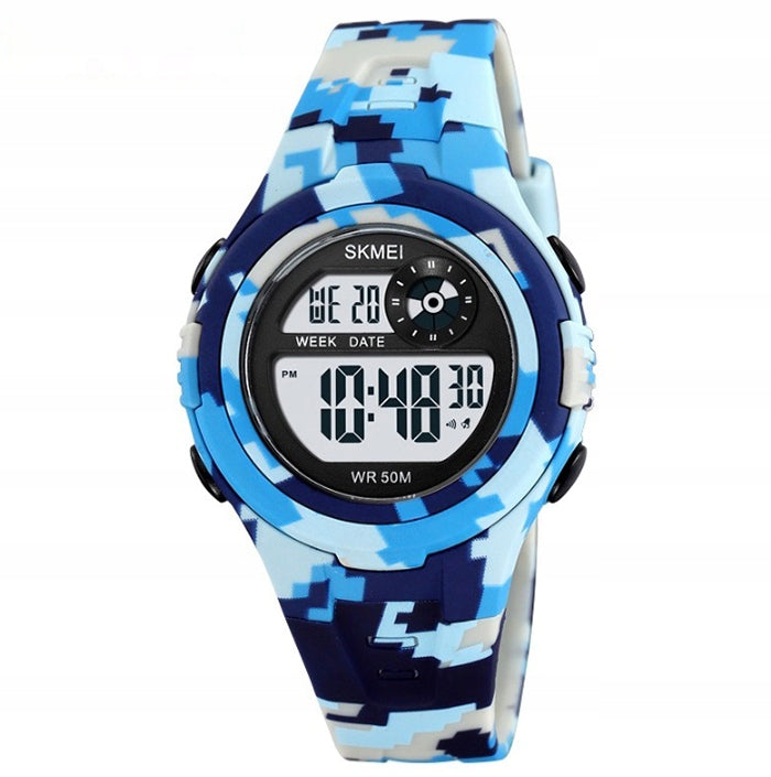 SKMEI Kids Electronic Sports Watch with Stopwatch, Alarm, LED, Date Packaging status original
