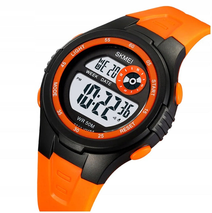 SKMEI Kids Electronic Sports Watch with Stopwatch, Alarm, LED, Date