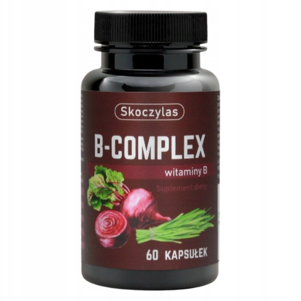SKOCZYLAS B-COMPLEX 60 KAPS METABOLISM NERVOUS SYSTEM HAIR SKIN NAILS