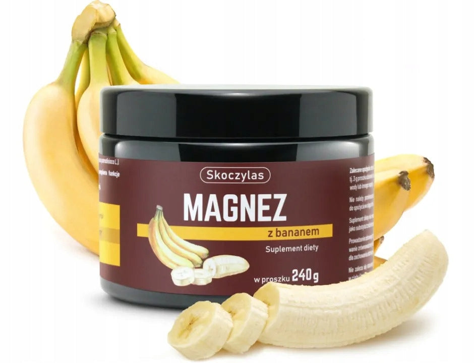 SKOCZYLAS Magnesium with banana 240 g muscles SLEEP stress REGENERATION