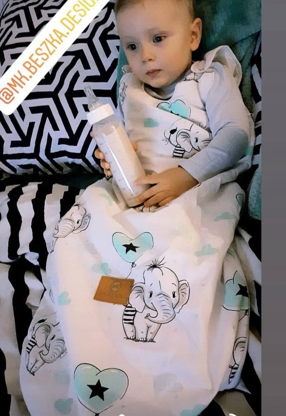 SLEEPING BAG Baby Swaddle BABY for sleeping Swaddle LARGE EAN (GTIN) 5904473294117