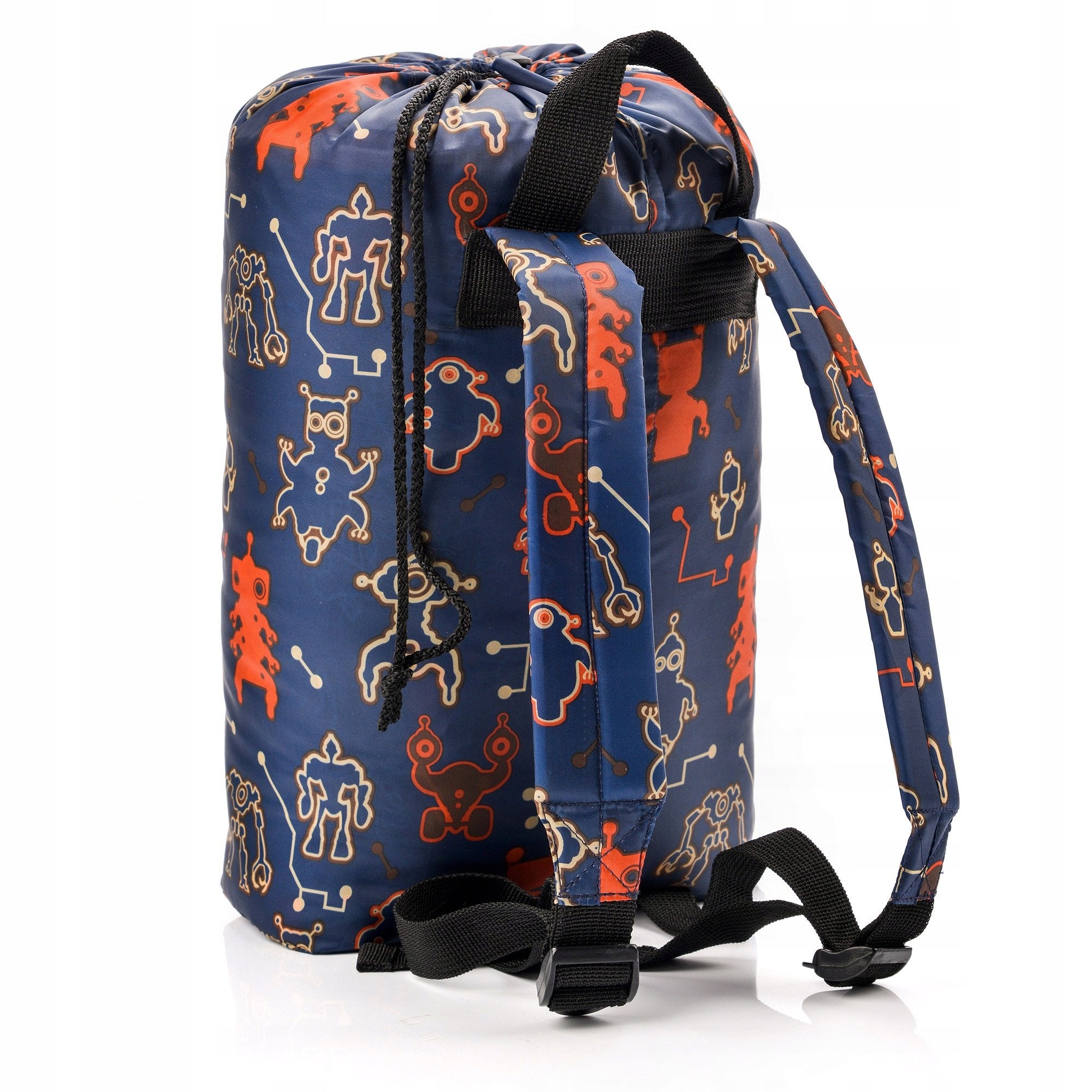 SLEEPING BAG FOR CHILDREN WITH BACKPACK METEOR mummy YMER ROBOT (130+30)x60/40cm Brand Meteor