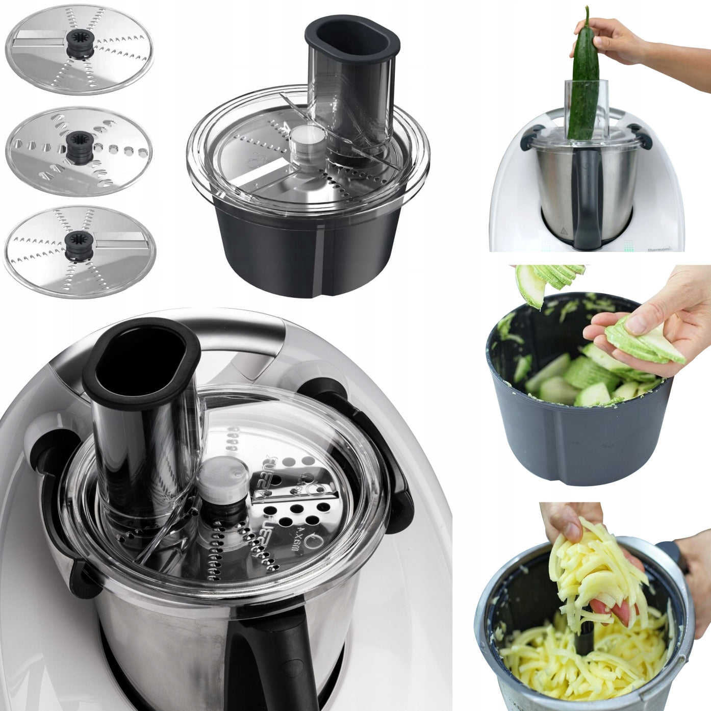 SLICER FRUIT VEGETABLE SHREDDER THERMOMIX TM5 TM6 CUTTING DISC Manufacturer code Krajalnica Thermomix Szatkownica do warzyw