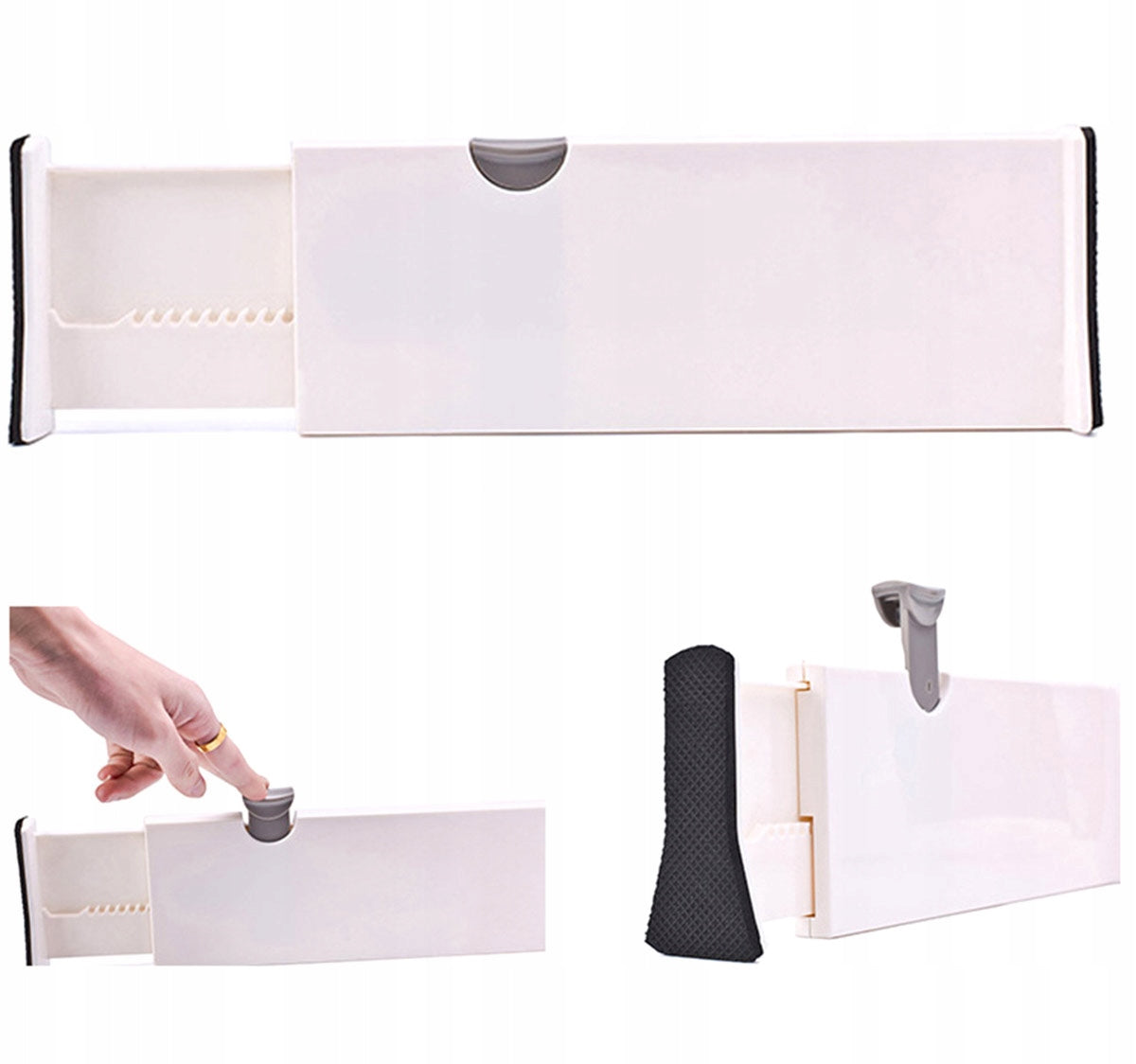 SLIDING COMPARTMENT FOR DRAWER ORGANIZER ADJUSTABLE LARGE 37-54CM Packaging status original